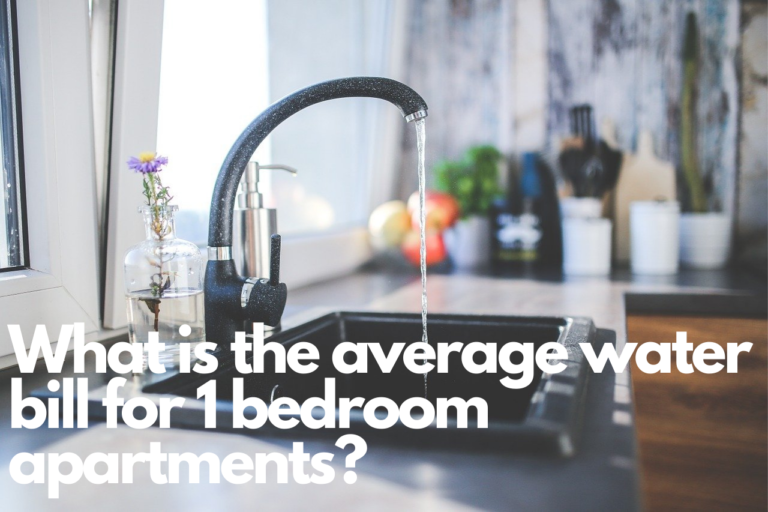 What Is the average water bill for 1 bedroom apartment ...